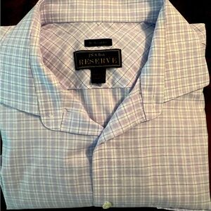 Jos A Banks Reserve dress shirt 17.5 x 34